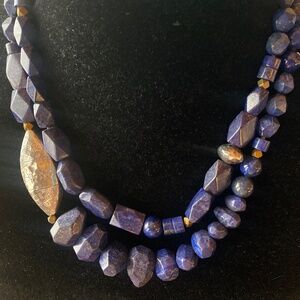 Silpada Lapis & silver necklace